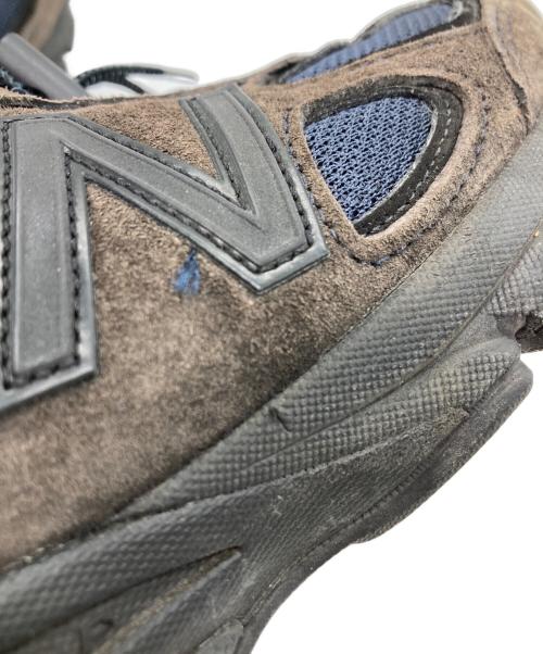 NEW BALANCE（ニューバランス）NEW BALANCE (ニューバランス) JJJJound (ジョウンド) スニーカー ブラウン×ネイビー サイズ:26.0の古着・服飾アイテム