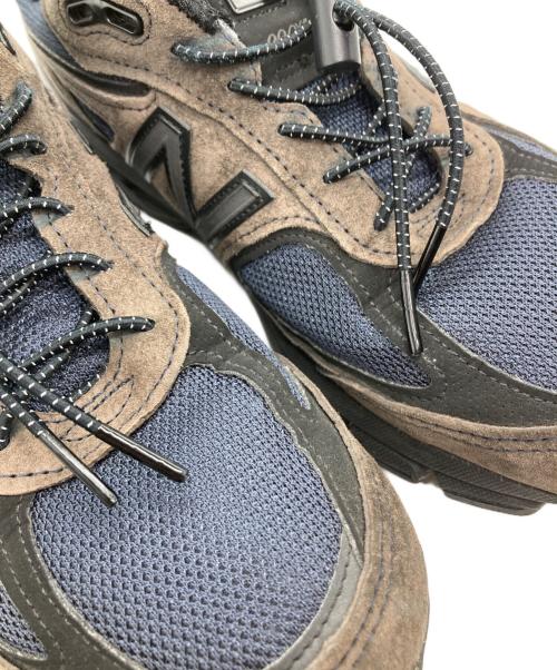 NEW BALANCE（ニューバランス）NEW BALANCE (ニューバランス) JJJJound (ジョウンド) スニーカー ブラウン×ネイビー サイズ:26.0の古着・服飾アイテム