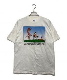 Hanes（ヘインズ）の古着「プリントTシャツ/アウトランド ビル・ザ・キャット Tシャツ」｜ホワイト