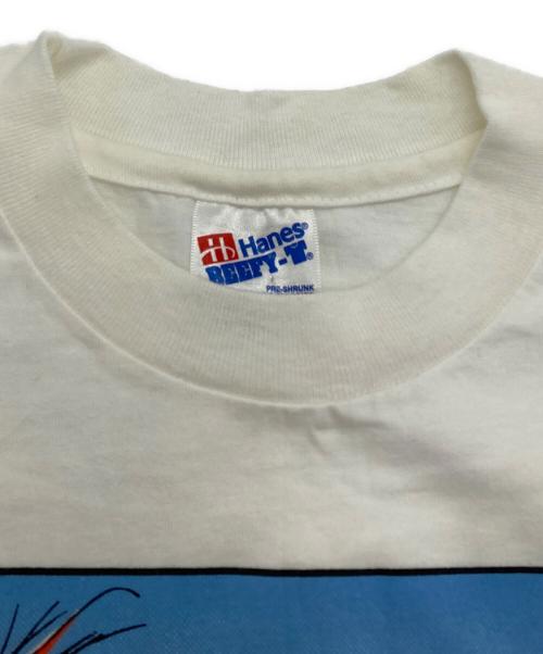 Hanes（ヘインズ）Hanes (ヘインズ) プリントTシャツ/アウトランド ビル・ザ・キャット Tシャツ ホワイト サイズ:XLの古着・服飾アイテム
