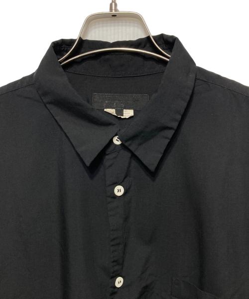 COMME des GARCONS HOMME DEUX（コムデギャルソン オム ドゥ）COMME des GARCONS HOMME DEUX (コムデギャルソン オム ドゥ) ポリエステルブロード長袖シャツ ブラック サイズ:Lの古着・服飾アイテム