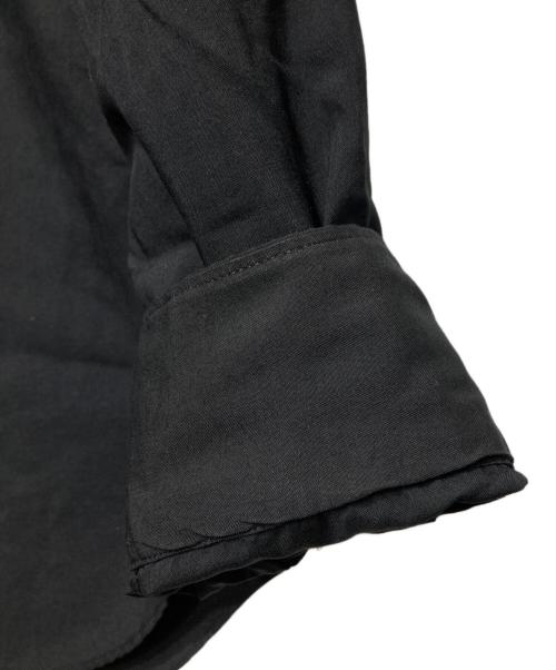 COMME des GARCONS HOMME DEUX（コムデギャルソン オム ドゥ）COMME des GARCONS HOMME DEUX (コムデギャルソン オム ドゥ) ポリエステルブロード長袖シャツ ブラック サイズ:Lの古着・服飾アイテム