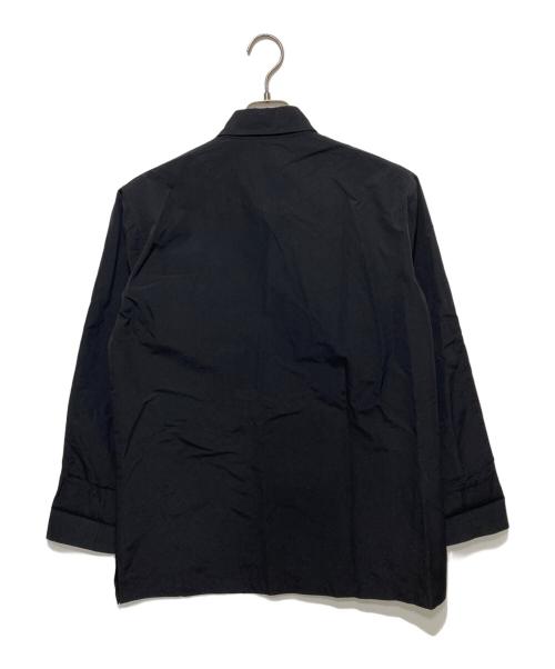 BURBERRY BLACK LABEL（バーバリーブラックレーベル）BURBERRY BLACK LABEL (バーバリーブラックレーベル) コットンナイロンシャツ ブラック サイズ:3の古着・服飾アイテム
