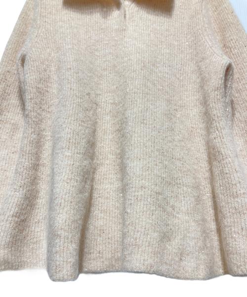 Mila Owen（ミラオーウェン）Mila Owen (ミラオーウェン) 4WAYモヘヤラメペプラムニットプルオーバー ベージュ サイズ:1の古着・服飾アイテム