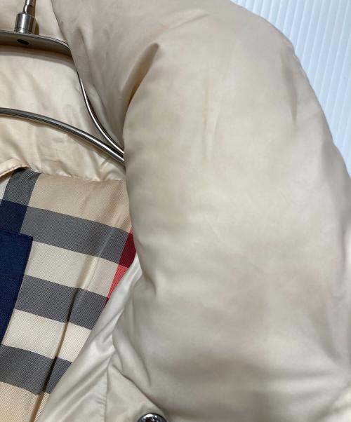 BURBERRY（バーバリー）BURBERRY (バーバリー) ダウンコート ベージュ サイズ:40の古着・服飾アイテム