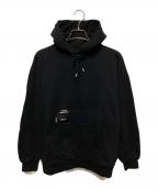WTAPSダブルタップス）の古着「CROSS BONES HOODY」｜ブラック