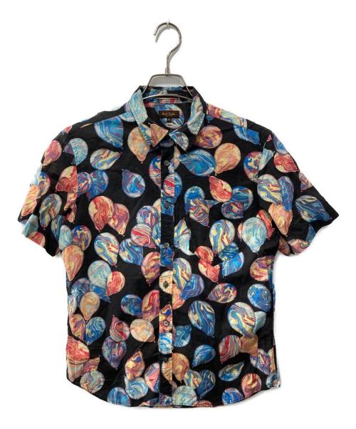 Paul Smith COLLECTION（ポールスミス コレクション）Paul Smith COLLECTION (ポールスミス コレクション) バルーングラフィック半袖シャツ マルチカラー サイズ:Mの古着・服飾アイテム