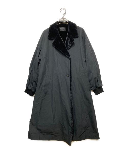 mizuiro-ind（ミズイロインド）mizuiro-ind (ミズイロインド) バックボアコート ブラック サイズ:記載なしの古着・服飾アイテム