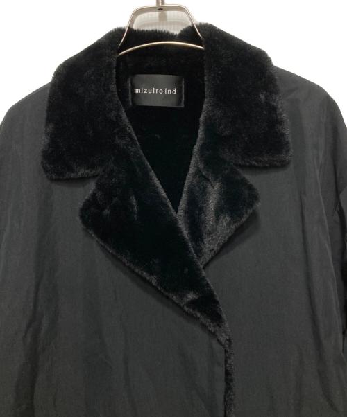 mizuiro-ind（ミズイロインド）mizuiro-ind (ミズイロインド) バックボアコート ブラック サイズ:記載なしの古着・服飾アイテム