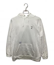 WTAPS（ダブルタップス）の古着「CRACK02/プルオーバーパーカー」｜ホワイト