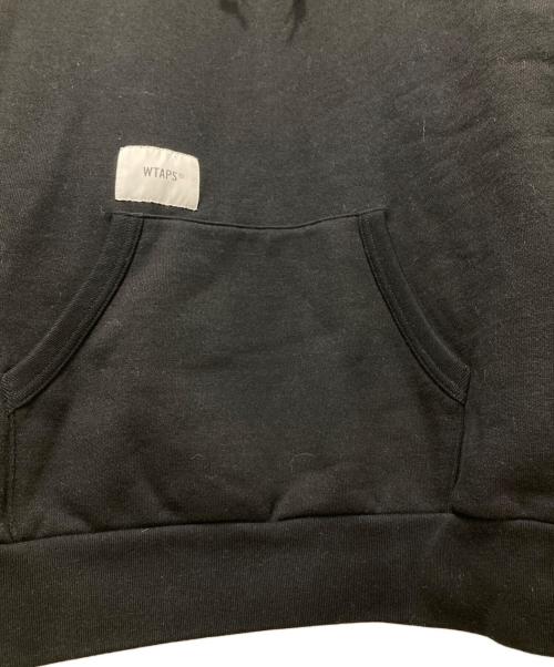 WTAPS（ダブルタップス）WTAPS (ダブルタップス) SWITCH/SWEATSHIRT/プルオーバーパーカー ブラック×オレンジ サイズ:03の古着・服飾アイテム