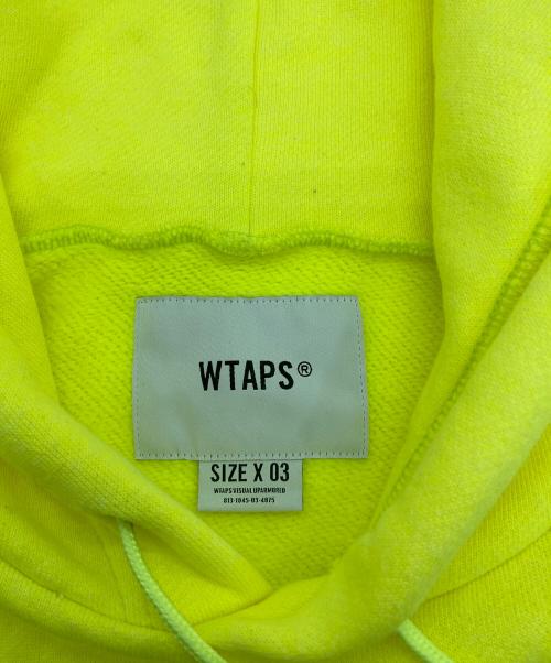 WTAPS（ダブルタップス）WTAPS (ダブルタップス) BLANK HOODED02/プルオーバーパーカー イエロー サイズ:03の古着・服飾アイテム