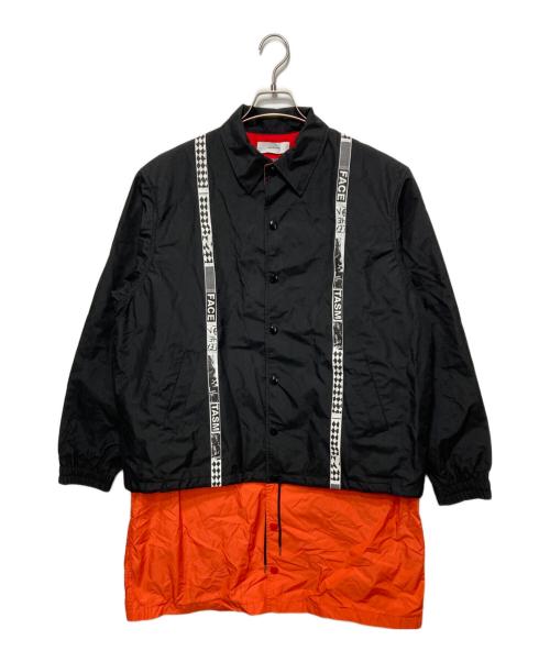 FACETASM（ファセッタズム）FACETASM (ファセッタズム) FACE LONG COACH JACKET ブラック サイズ:4の古着・服飾アイテム
