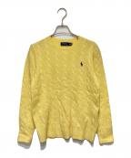 POLO RALPH LAURENポロ・ラルフローレン）の古着「ニット」｜イエロー