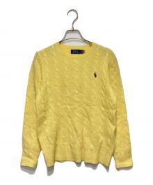 POLO RALPH LAUREN（ポロ・ラルフローレン）の古着「ニット」｜イエロー