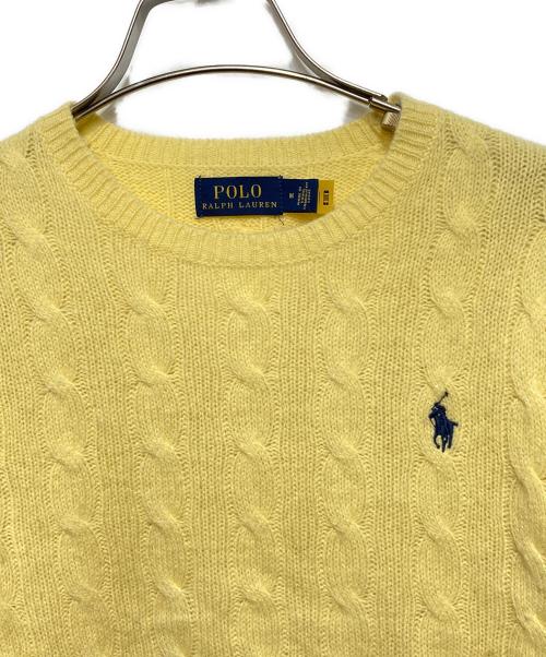 POLO RALPH LAUREN（ポロ・ラルフローレン）POLO RALPH LAUREN (ポロ・ラルフローレン) ニット イエロー サイズ:Mの古着・服飾アイテム
