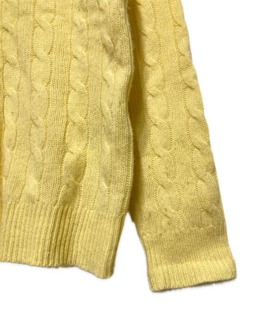 POLO RALPH LAUREN（ポロ・ラルフローレン）POLO RALPH LAUREN (ポロ・ラルフローレン) ニット イエロー サイズ:Mの古着・服飾アイテム