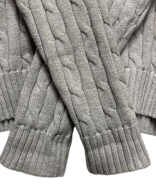 POLO RALPH LAUREN（ポロ・ラルフローレン）POLO RALPH LAUREN (ポロ・ラルフローレン) Vネックニット グレー サイズ:Lの古着・服飾アイテム