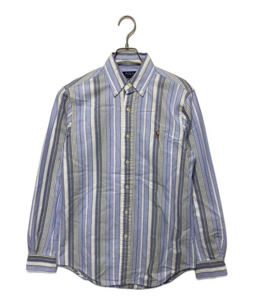 POLO RALPH LAUREN（ポロ・ラルフローレン）POLO RALPH LAUREN (ポロ・ラルフローレン) ボタンダウンシャツ ブルー サイズ:XSの古着・服飾アイテム