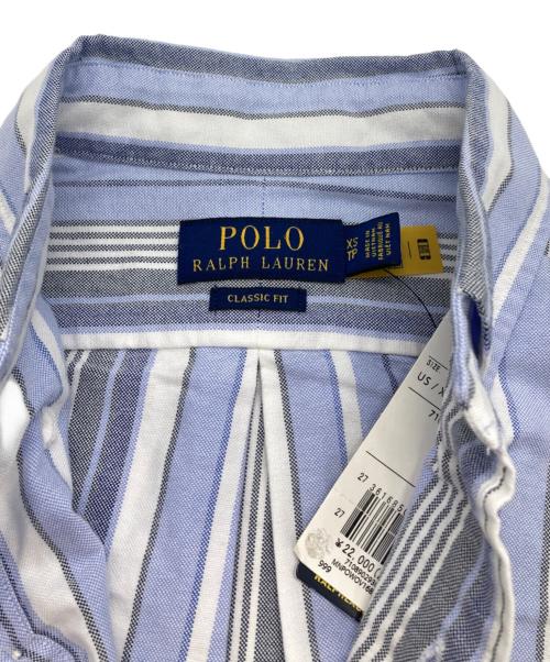 POLO RALPH LAUREN（ポロ・ラルフローレン）POLO RALPH LAUREN (ポロ・ラルフローレン) ボタンダウンシャツ ブルー サイズ:XSの古着・服飾アイテム