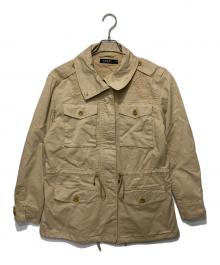 LAUREN RALPH LAUREN（ローレンラルフローレン）の古着「エンブロイダリーフィールドジャケット」｜ベージュ