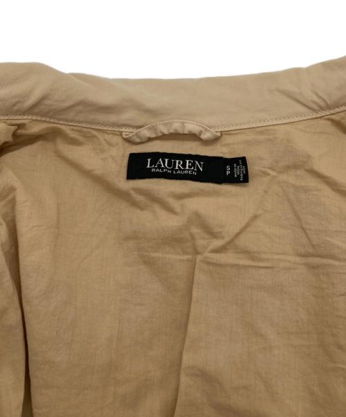 LAUREN RALPH LAUREN（ローレンラルフローレン）LAUREN RALPH LAUREN (ローレンラルフローレン) エンブロイダリーフィールドジャケット ベージュ サイズ:Sの古着・服飾アイテム