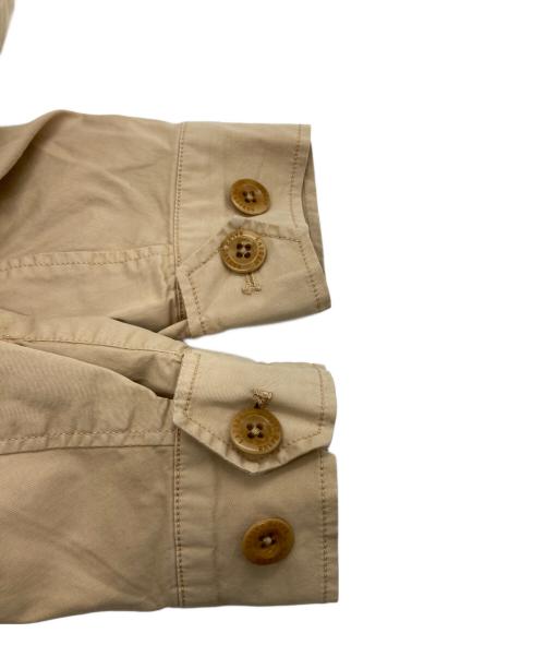 LAUREN RALPH LAUREN（ローレンラルフローレン）LAUREN RALPH LAUREN (ローレンラルフローレン) エンブロイダリーフィールドジャケット ベージュ サイズ:Sの古着・服飾アイテム