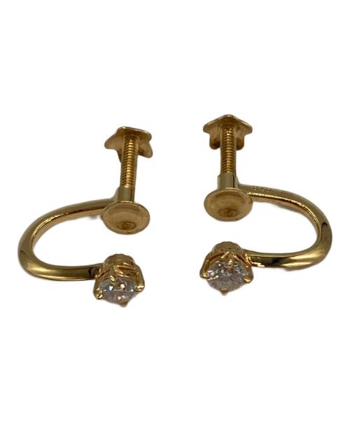 STAR JEWELRY（スタージュエリー）STAR JEWELRY (スタージュエリー) K18 イヤリング CROSSING STAR SETTINGの古着・服飾アイテム