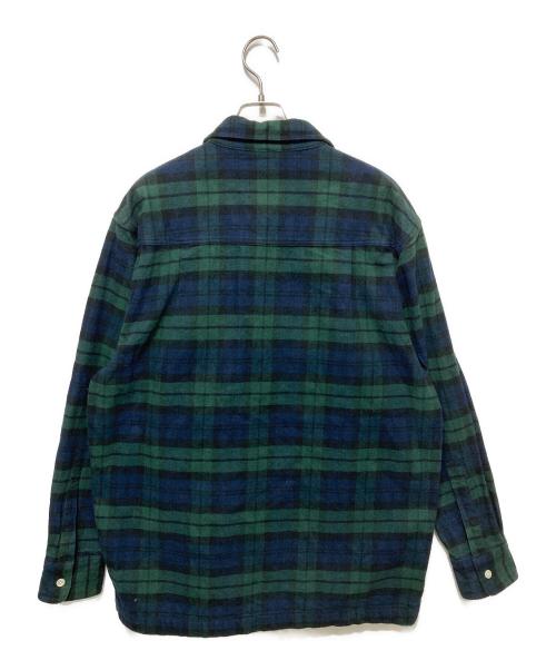 WTAPS（ダブルタップス）WTAPS (ダブルタップス) UNION LS SHIRT/ロングスリーブシャツ ネイビー×グリーン サイズ:03の古着・服飾アイテム