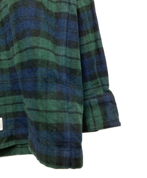 WTAPS（ダブルタップス）WTAPS (ダブルタップス) UNION LS SHIRT/ロングスリーブシャツ ネイビー×グリーン サイズ:03の古着・服飾アイテム