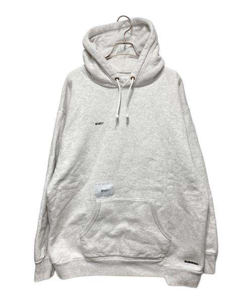 WTAPS（ダブルタップス）WTAPS (ダブルタップス) NEIGHBORHOOD (ネイバーフッド) RIPPER HOODED SWEATSHIRT /プルオーバー パーカー ホワイト サイズ:03の古着・服飾アイテム