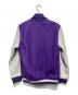 JORDAN (ジョーダン) アームレザースタジャン/PURPLE JARSITY JACKET パープル サイズ:Ｍ：12000円