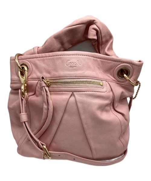 COACH（コーチ）COACH (コーチ) 2WAYショルダーバッグ ピンクの古着・服飾アイテム