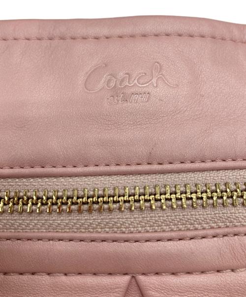 COACH（コーチ）COACH (コーチ) 2WAYショルダーバッグ ピンクの古着・服飾アイテム