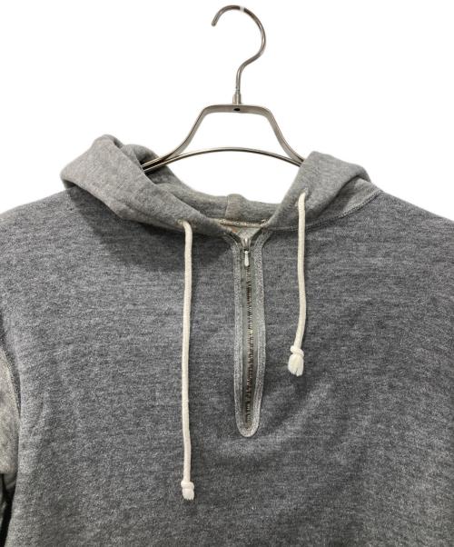filmelange（フィルメランジェ）filmelange (フィルメランジェ) ハーフジップパーカー グレー サイズ:4の古着・服飾アイテム