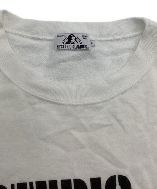 Hysteric Glamour（ヒステリックグラマー）Hysteric Glamour (ヒステリックグラマー) ロングスリーブカットソー ホワイト サイズ:Lの古着・服飾アイテム