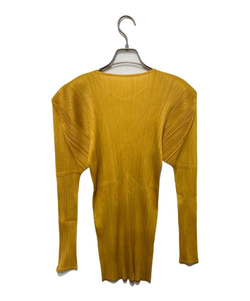 PLEATS PLEASE（プリーツプリーズ）PLEATS PLEASE (プリーツプリーズ) プリーツカットソー イエロー サイズ:4の古着・服飾アイテム