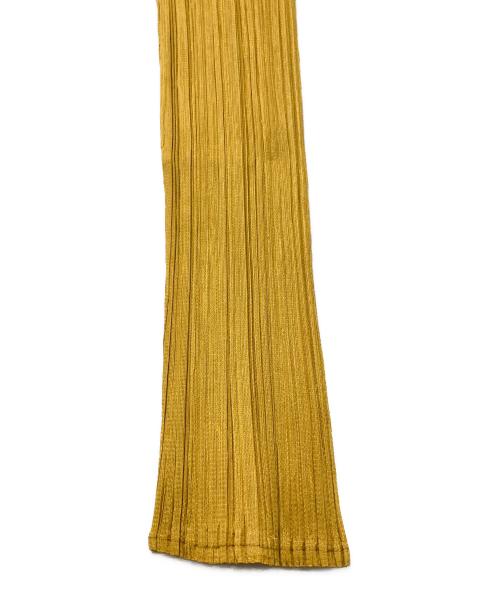 PLEATS PLEASE（プリーツプリーズ）PLEATS PLEASE (プリーツプリーズ) プリーツカットソー イエロー サイズ:4の古着・服飾アイテム