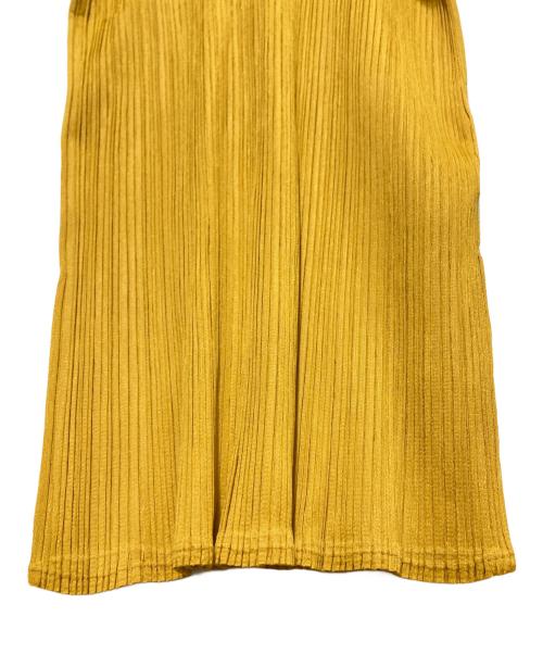 PLEATS PLEASE（プリーツプリーズ）PLEATS PLEASE (プリーツプリーズ) プリーツカットソー イエロー サイズ:4の古着・服飾アイテム