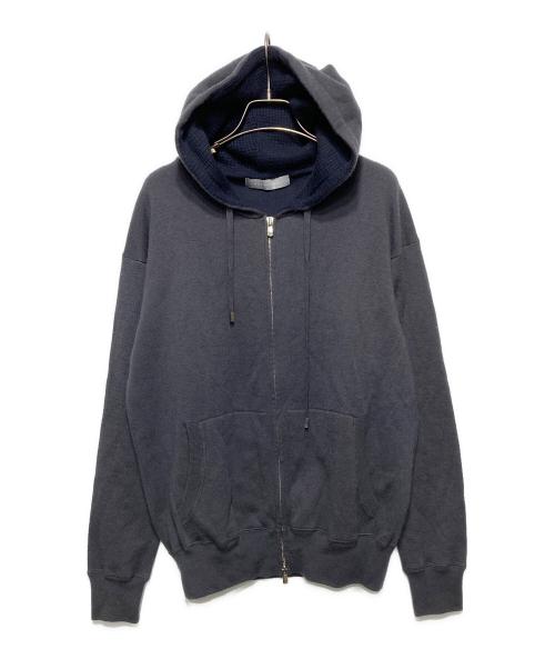 ESTNATION（エストネーション）ESTNATION (エストネーション) カシミヤ混パーカー ネイビー サイズ:Mの古着・服飾アイテム