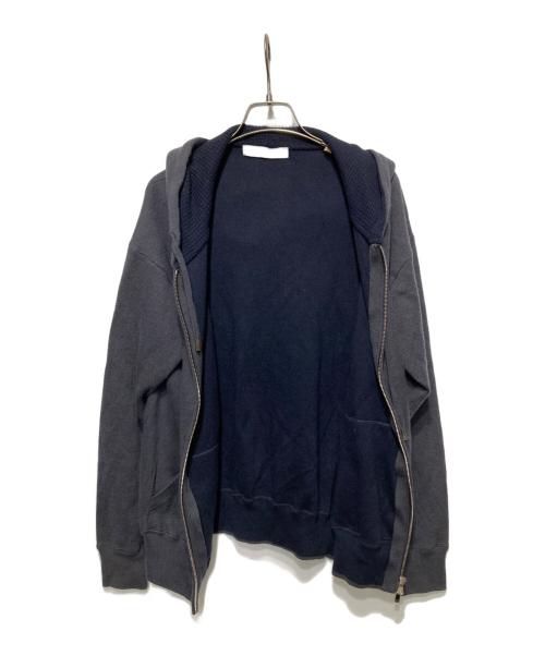 ESTNATION（エストネーション）ESTNATION (エストネーション) カシミヤ混パーカー ネイビー サイズ:Mの古着・服飾アイテム