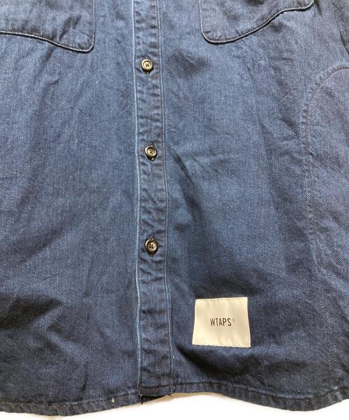 WTAPS（ダブルタップス）WTAPS (ダブルタップス) デニムシャツ インディゴ サイズ:03の古着・服飾アイテム