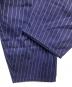 中古・古着 9090 (9090) Stripe Tuck Buggy Pants/ワークパンツ ネイビー サイズ:Ｍ：5000円