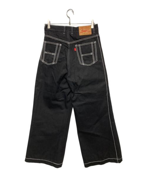 HIGH-GATE（ハイゲート）HIGH-GATE (ハイゲート) 蜘蛛の巣刺繍デニムパンツ ブラック サイズ:１の古着・服飾アイテム