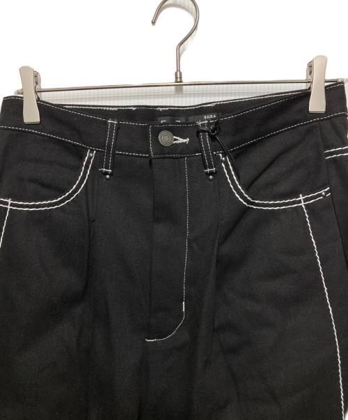 HIGH-GATE（ハイゲート）HIGH-GATE (ハイゲート) 蜘蛛の巣刺繍デニムパンツ ブラック サイズ:１の古着・服飾アイテム