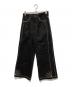 HIGH-GATE（ハイゲート）の古着「蜘蛛の巣刺繍デニムパンツ」｜ブラック