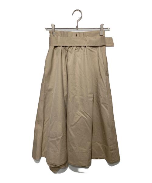 GRACE CONTINENTAL（（グレースコンチネンタル）GRACE CONTINENTAL (（グレースコンチネンタル) レイヤードフレアスカート ベージュ サイズ:36の古着・服飾アイテム