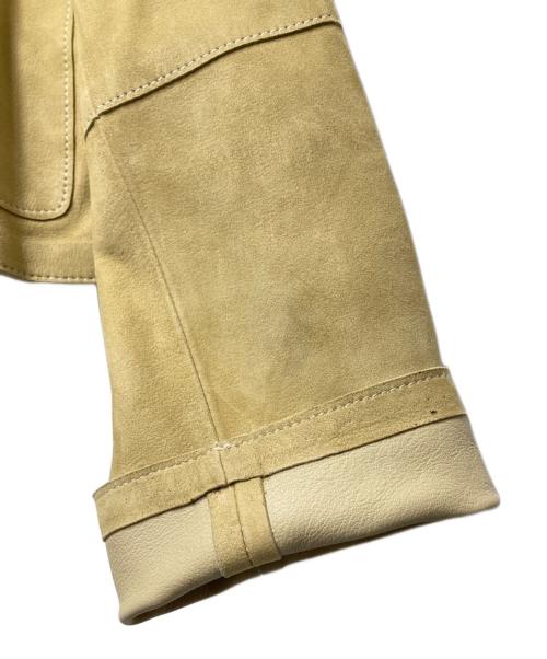 ZARA（ザラ）ZARA (ザラ) スウェードジャケット ベージュ サイズ:Sの古着・服飾アイテム