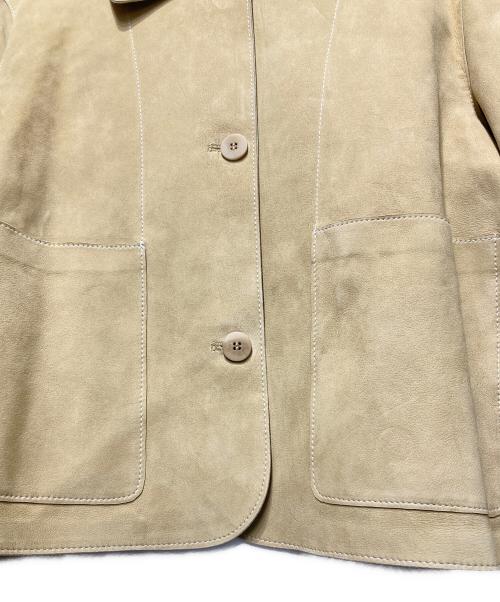 ZARA（ザラ）ZARA (ザラ) スウェードジャケット ベージュ サイズ:Sの古着・服飾アイテム