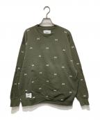 WTAPSダブルタップス）の古着「ACNE SWEATER」｜カーキ